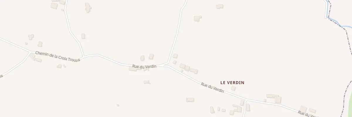 Plan du 699 Rue du Verdin à Saint-Siméon-de-Bressieux