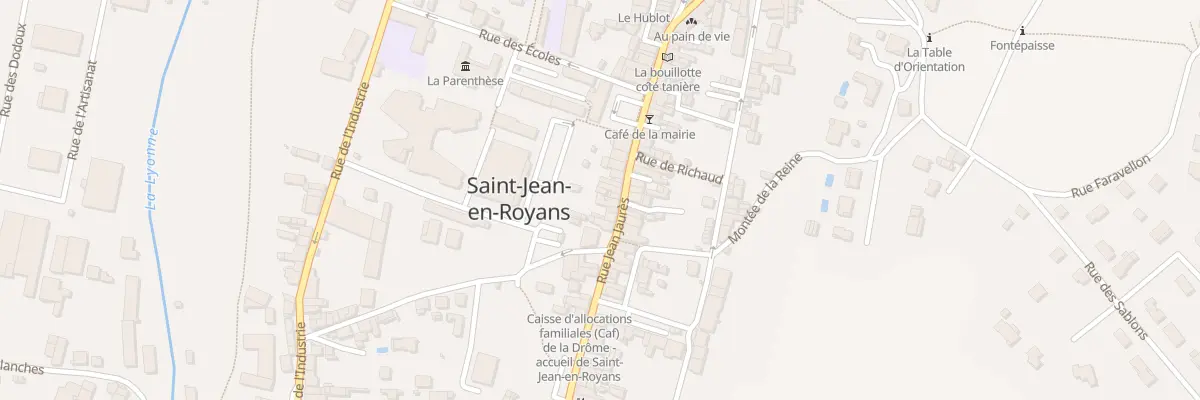 Plan du 56 Rue Jean Jaurès à Saint-Jean-en-Royans