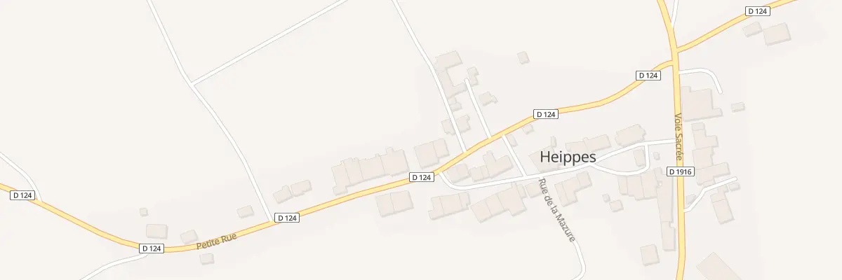 Plan du 4 Rue Basse à Heippes