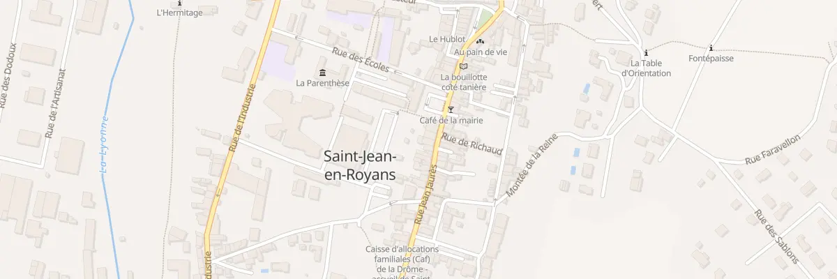 Plan du 42 Rue Jean Jaurès à Saint-Jean-en-Royans