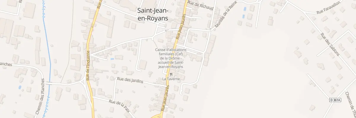Plan du 91A Rue Jean Jaurès à Saint-Jean-en-Royans