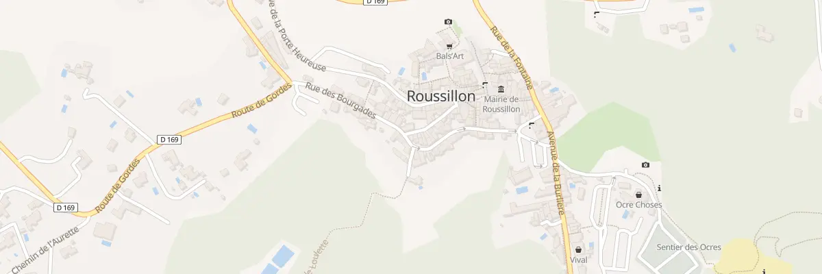 Plan du 184 Rue des Bourgades à Roussillon
