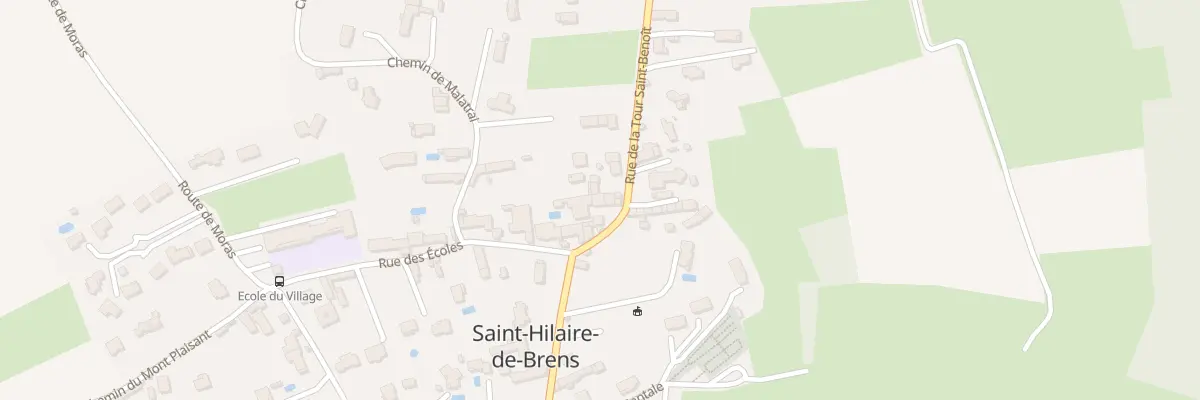 Plan du 51 Rue de la Tour Saint Benoit à Saint-Hilaire-de-Brens