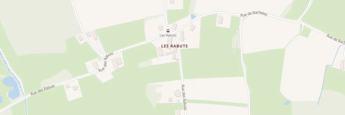 Plan du 2736 Rue des Rabuts à La Chaux