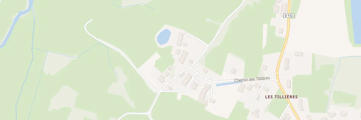 Plan du 254 Che des Tillieres à Dommartin-lès-Cuiseaux