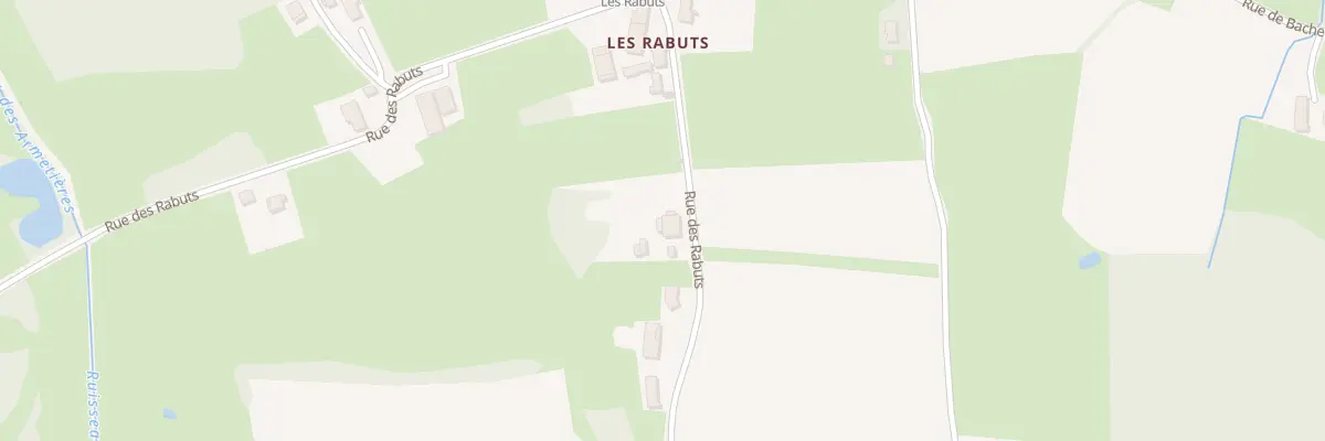 Plan du 2866 Rue des Rabuts à La Chaux