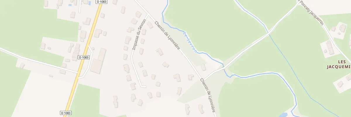 Plan du 272 Che de Lyonnière à Saint-Étienne-du-Bois