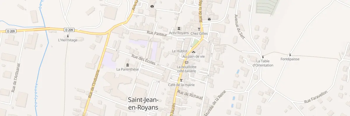 Plan du 8 Rue Fontaine Martel à Saint-Jean-en-Royans