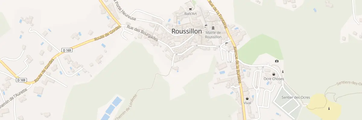 Plan du 159 Rue des Bourgades à Roussillon