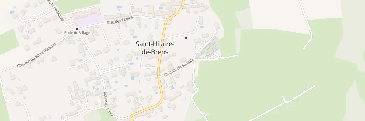 Plan du 9001 Che de Santale à Saint-Hilaire-de-Brens