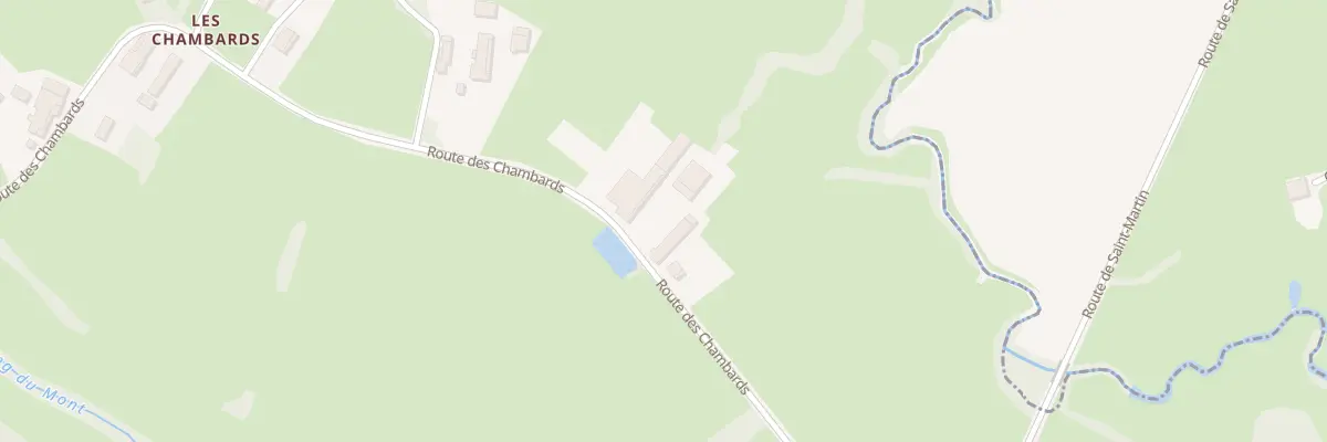 Plan du 341 Rte des Chambards à Saint-Martin-du-Mont