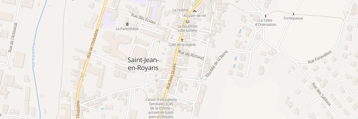 Plan du 55 Rue Jean Jaurès à Saint-Jean-en-Royans