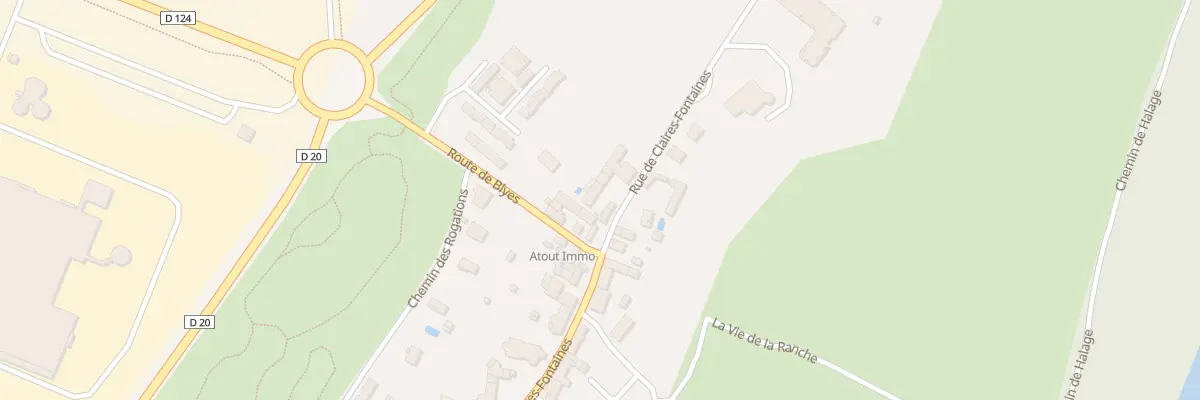 Plan du 534 Rue Claires Fontaines à Saint-Vulbas