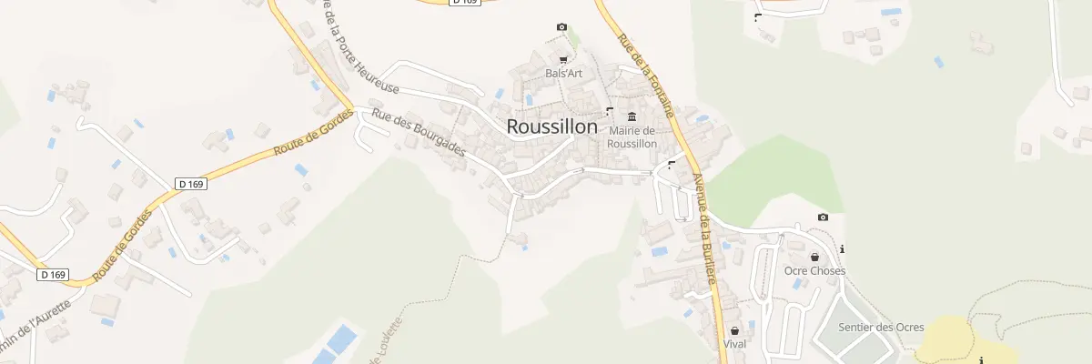 Plan du 126 Rue des Bourgades à Roussillon