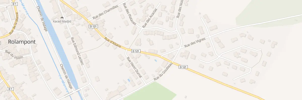 Plan du 35 Rue d’Alsace à Rolampont