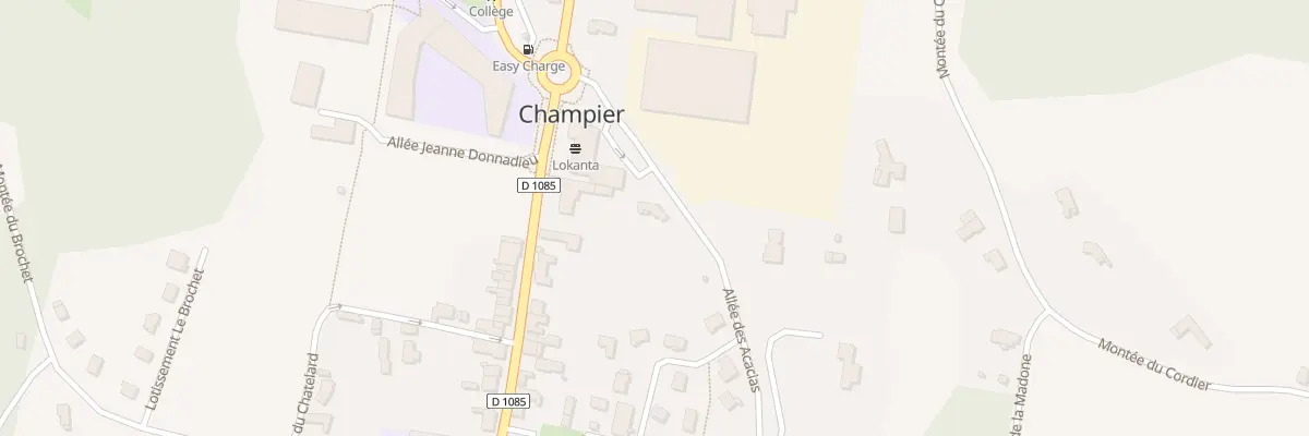 Plan du 112 All des Acacias à Champier