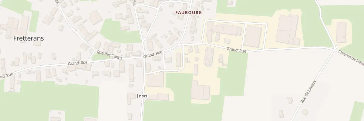 Plan du 24 Gr Grand Rue à Fretterans