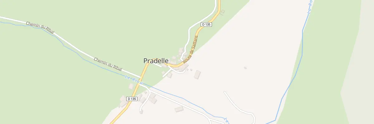 Plan du 5022 Le Village à Pradelle