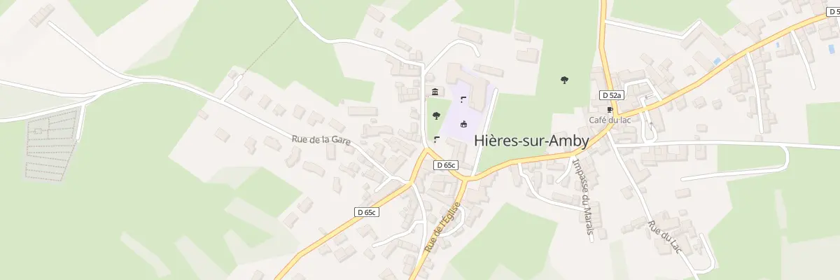 Plan du 1 Imp de la Voute à Hières-sur-Amby