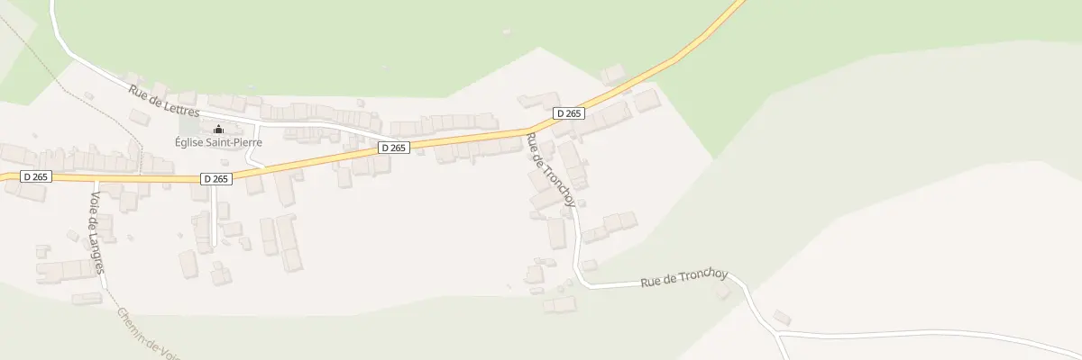 Plan du 2 Rue Tronchoy à Thivet
