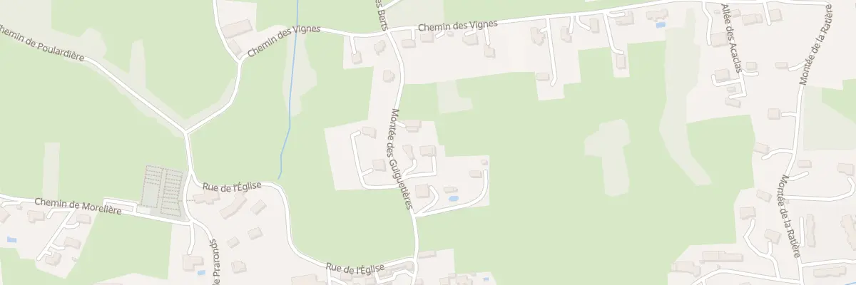 Plan du 96 Guiguetieres à Gillonnay