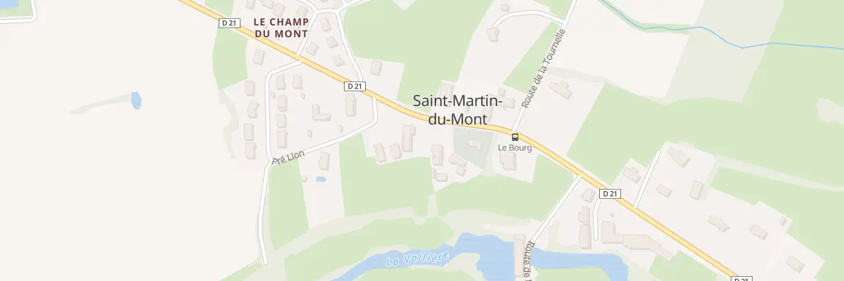 Plan du 5377 Rte de Louhans à Saint-Martin-du-Mont