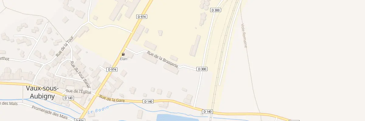 Plan du 1 Rue de la Brasserie au Montsaugeonnais