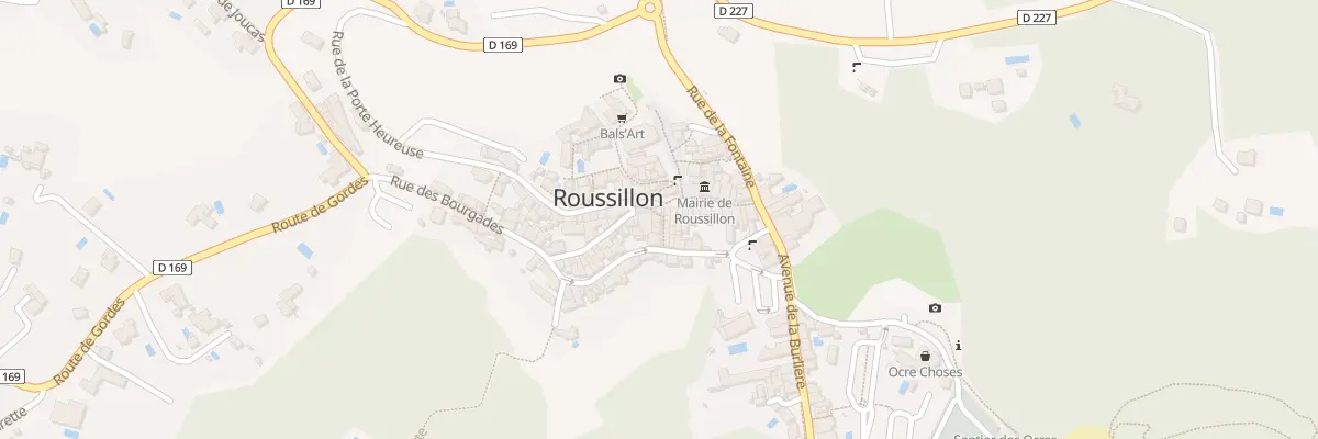 Plan du 88 Rue des Bourgades à Roussillon