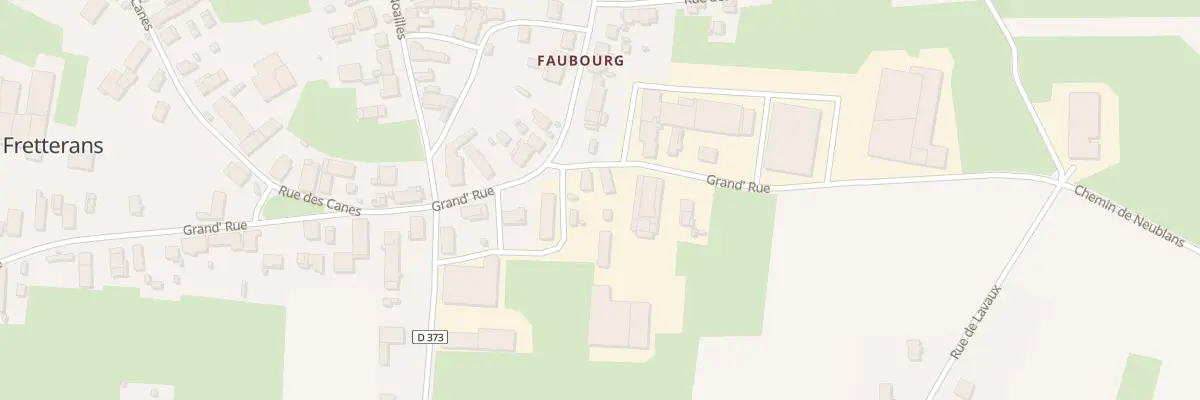 Plan du 26 Gr Grand Rue à Fretterans