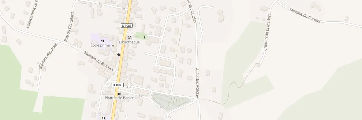Plan du 241 Le Clos St Antoine à Champier
