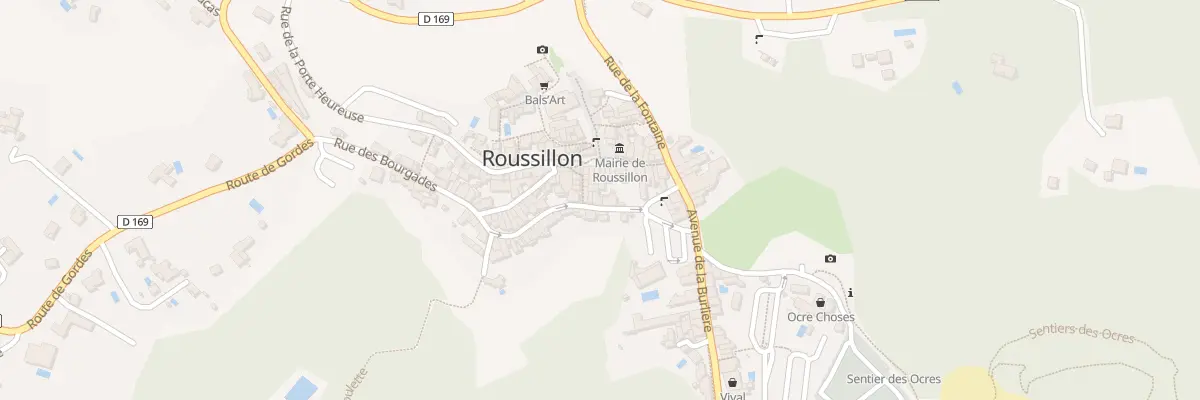 Plan du 5080F Rue des Bourgades à Roussillon