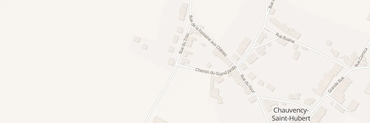 Plan du 2 Rue du Trou à Chauvency-Saint-Hubert