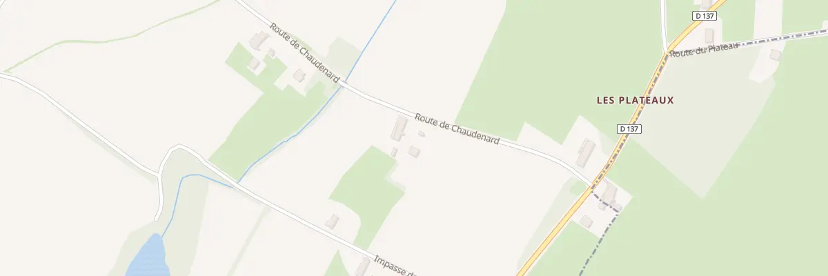 Plan du 235 Rte de Chaudenard à Montjay