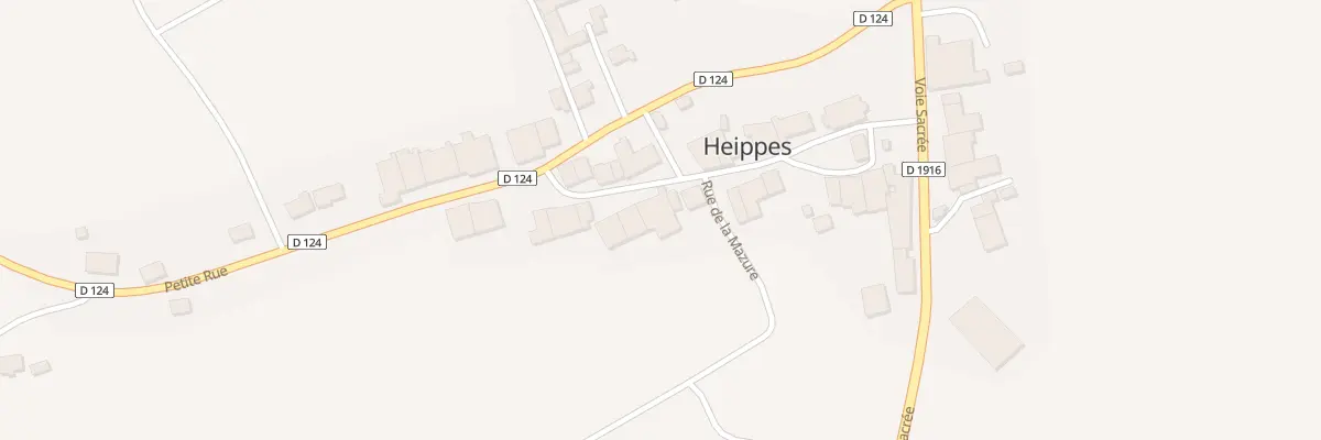 Plan du 9 Rue de l’Église à Heippes