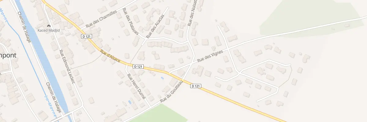 Plan du 3 Rue des Vignes à Rolampont
