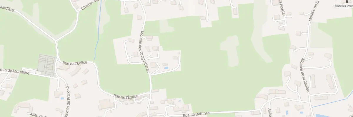 Plan du 50 Mte des Guiguetieres à Gillonnay