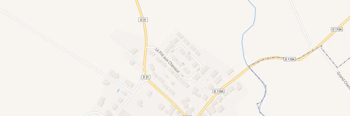 Plan du 18 Pre aux Chevaux à Tréclun