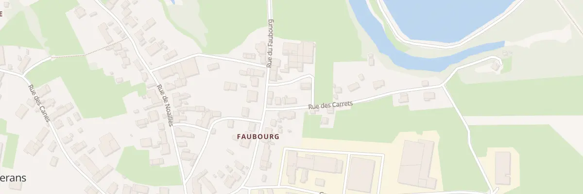 Plan du 5 Rue des Carrets à Fretterans