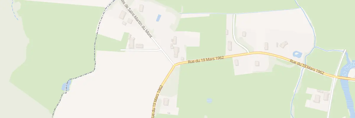Plan du 12 Rte de Saint-Martin-du-Mont à Sagy