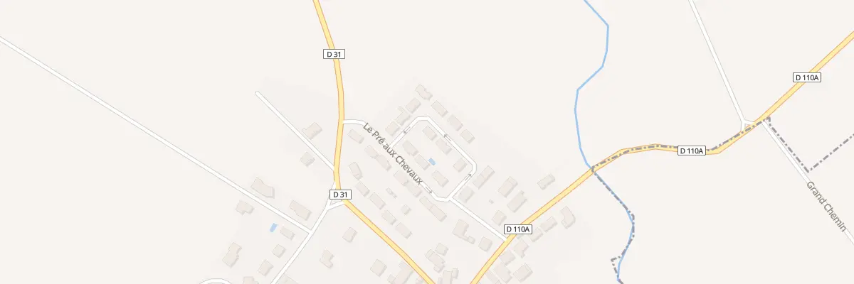 Plan du 23 Pre aux Chevaux à Tréclun