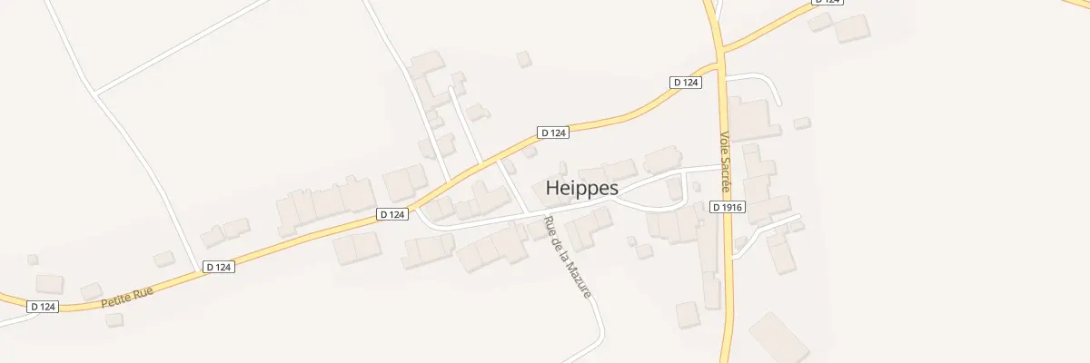 Plan du 10 Rue de l’Église à Heippes
