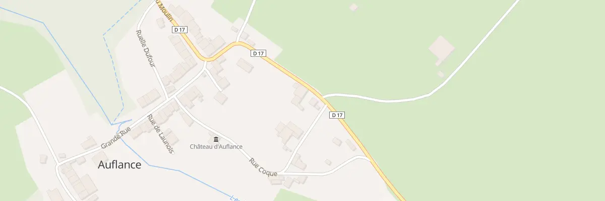 Plan du 5037 Rue de la Cocque à Auflance