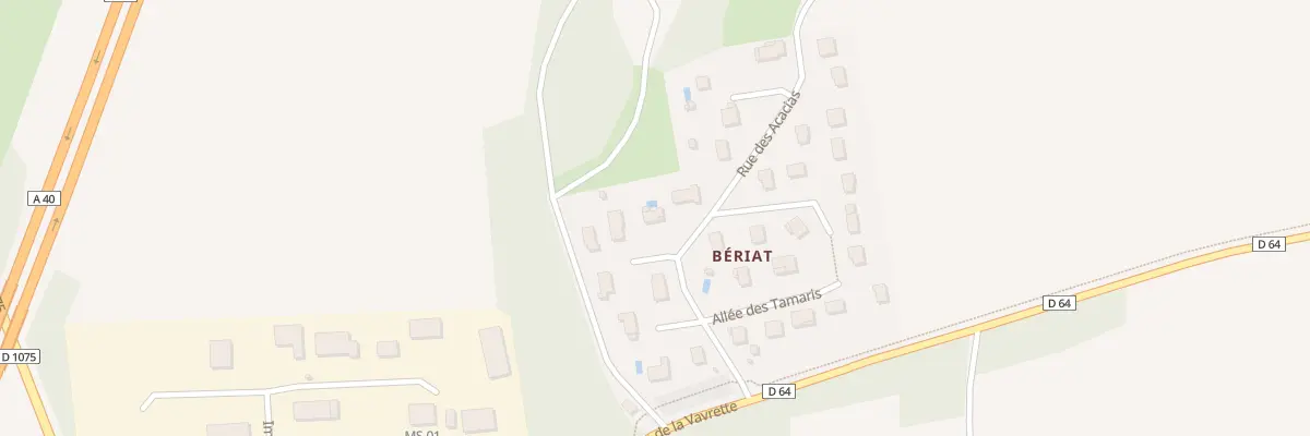Plan du 29 Pl des Genets à Tossiat