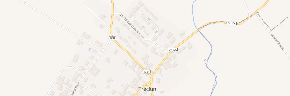 Plan du 7 Pre aux Chevaux à Tréclun