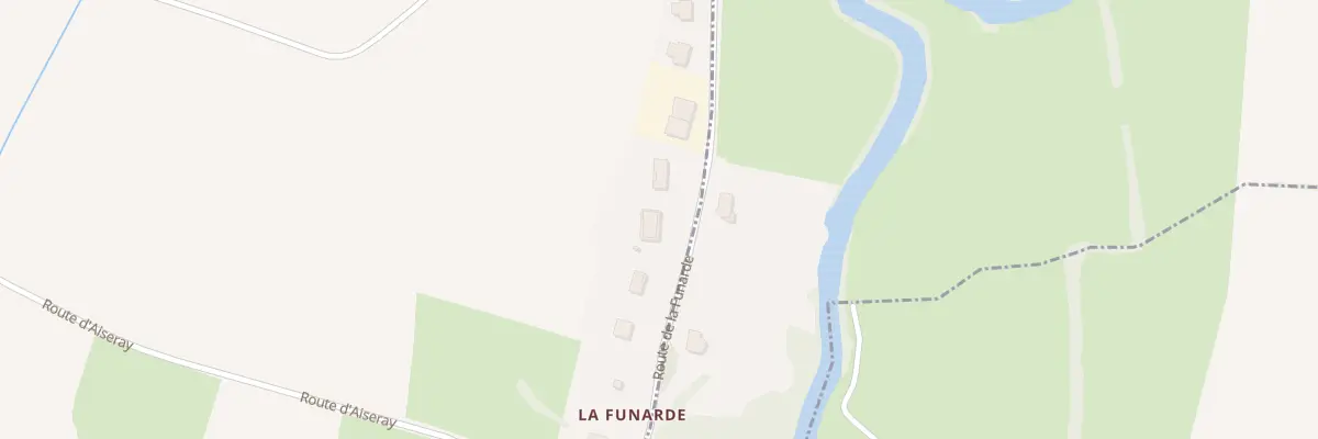 Plan du 255 Rte de la Funarde à Bruailles