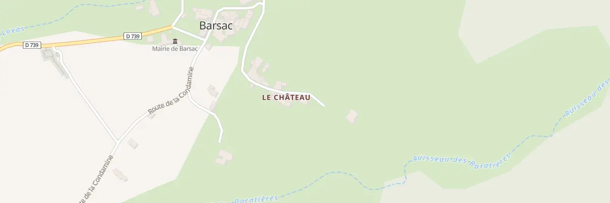 Plan du 18 Mte du Chateau à Barsac