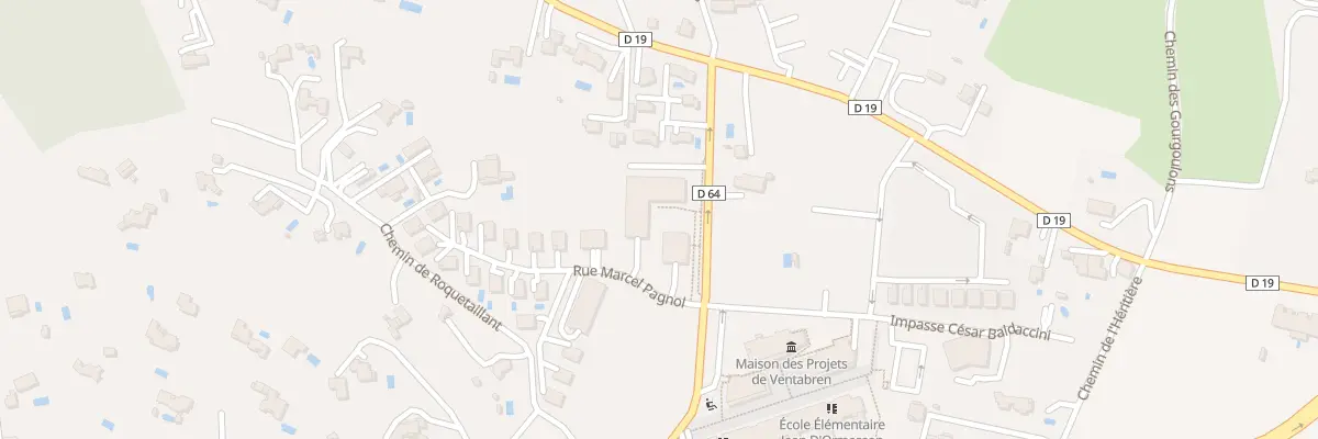 Plan du 339 Av du Mas des Platanes à Ventabren