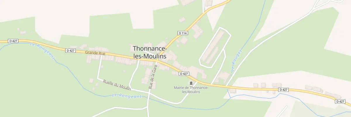 Plan du 23 Rue Grande Rue à Thonnance-les-Moulins