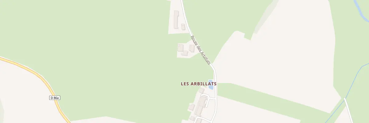 Plan du 5059 Les Arbillats à Pirajoux