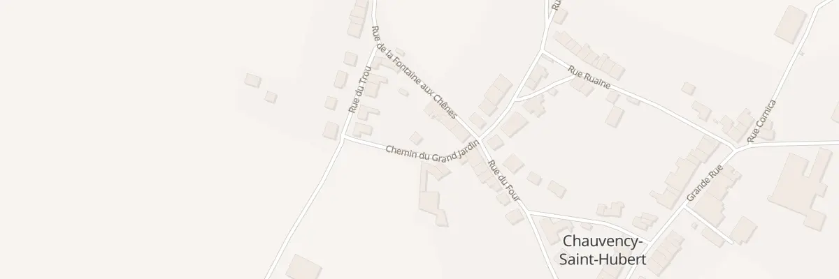 Plan du 5 Che Rural du Grand Jardin à Chauvency-Saint-Hubert